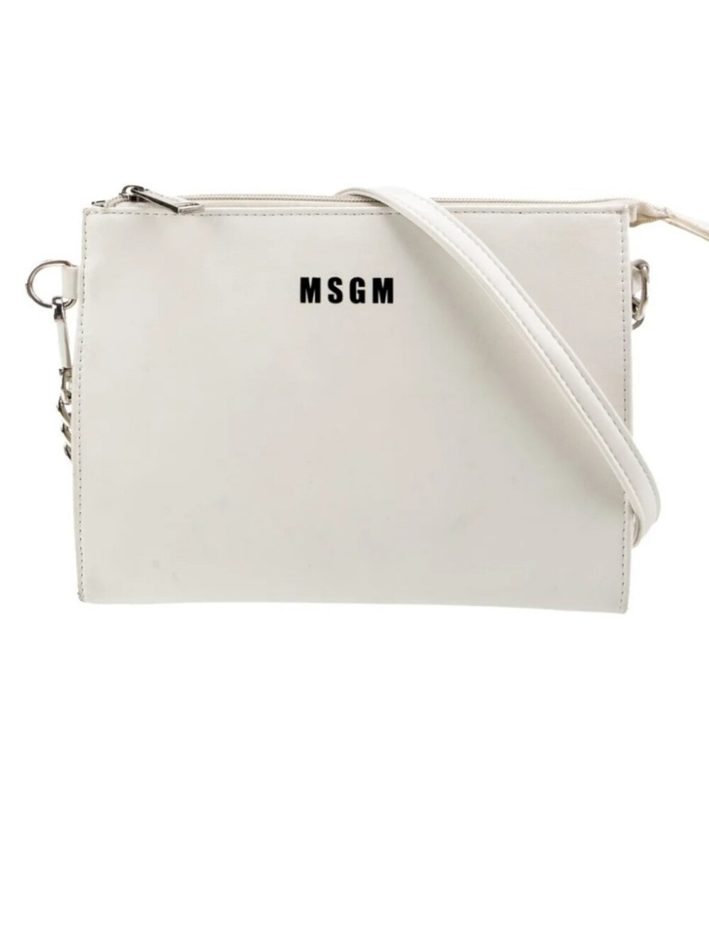 MSGM Authentic Leather Crossbody  Bag